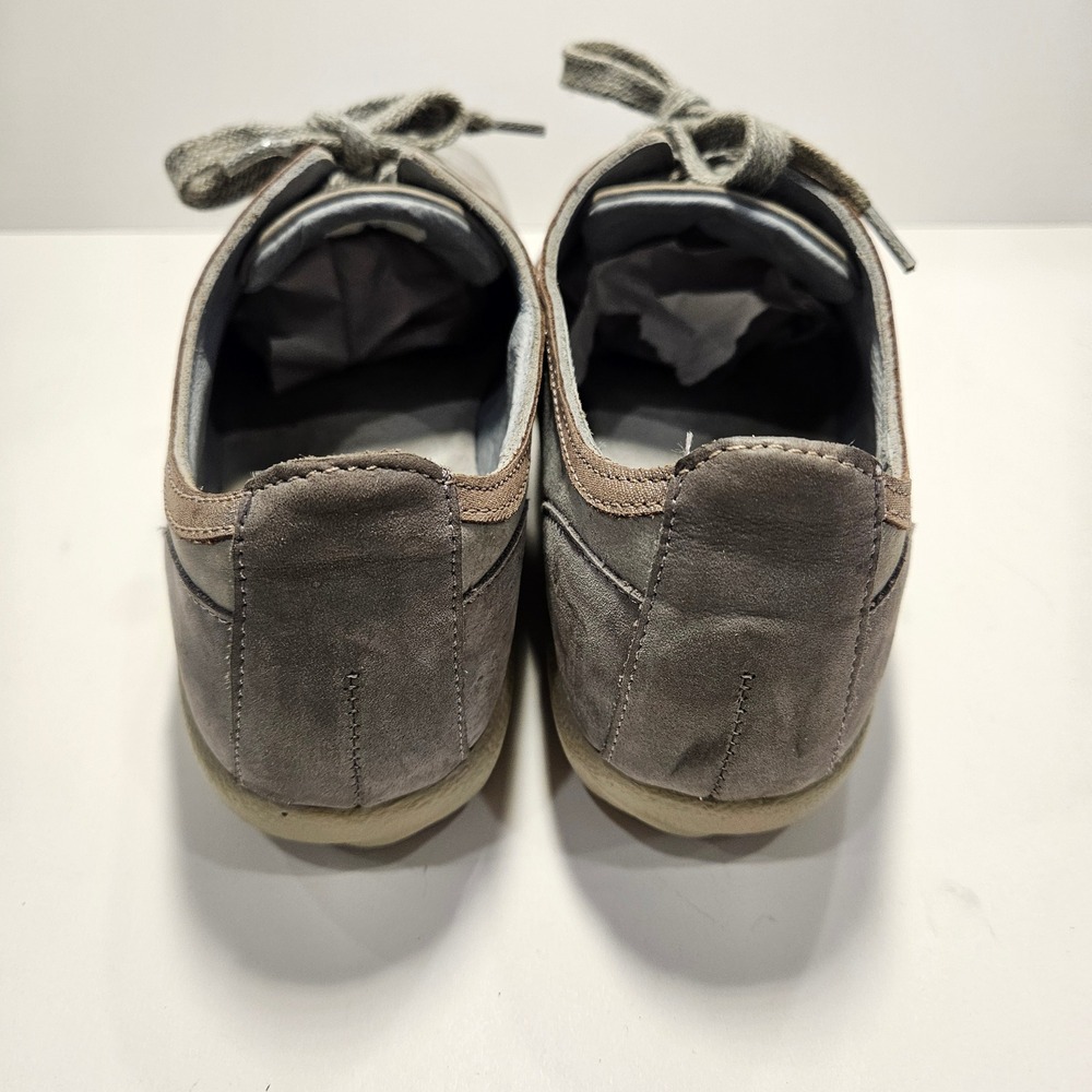 Naot Avena Grey Nubuck Leather Lace Up Walking Shoes Womens 39 Metallic Trim 8 - Picture 4 of 8